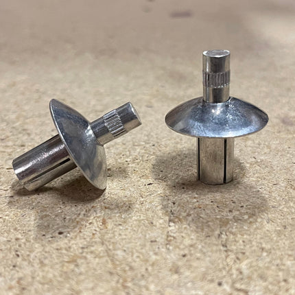 3/8" Diameter Aluminum Drive Rivet, 3/4" Diameter Dome Head, DRAU129ABJ