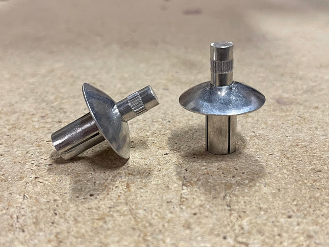 3/8" Diameter Aluminum Drive Rivet, 3/4" Diameter Dome Head, DRAU129ABJ