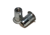 10-24 Aluminum Rivet Nut, Standard Head, First Grip, ALA-1024-130
