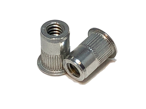 1/4-20 Aluminum Rivet Nut, Standard Head, First Grip, ALA-420-165