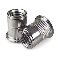 5/16-18 302 SS Rivet Nut, Standard Head, First Grip