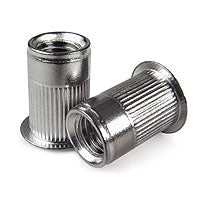 5/16-18 302 SS Rivet Nut, Standard Head, Second Grip