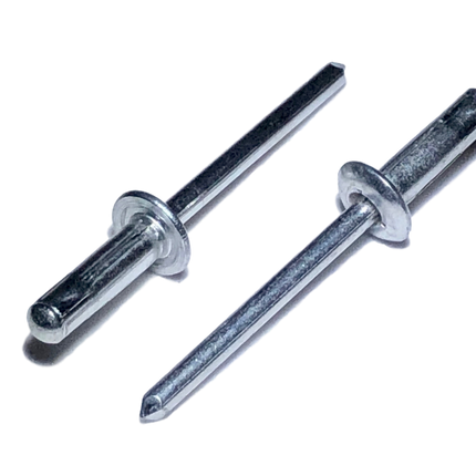 3/16" Diameter Aluminum Trifold Rivet, Dome Head