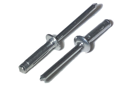 3/16" Diameter Aluminum Trifold Rivet, Dome Head. ALT-0625.