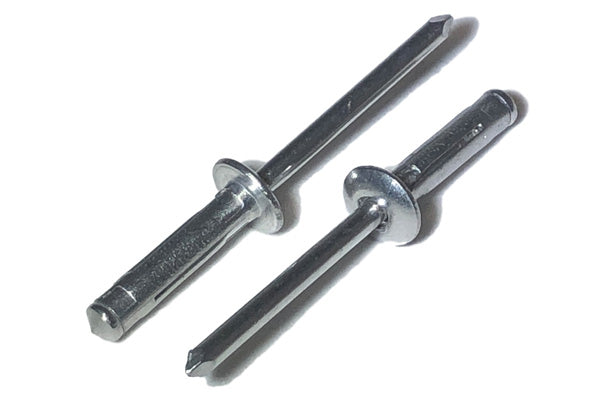 3/16" Diameter Aluminum Trifold Rivet, Dome Head. ALT-0625.