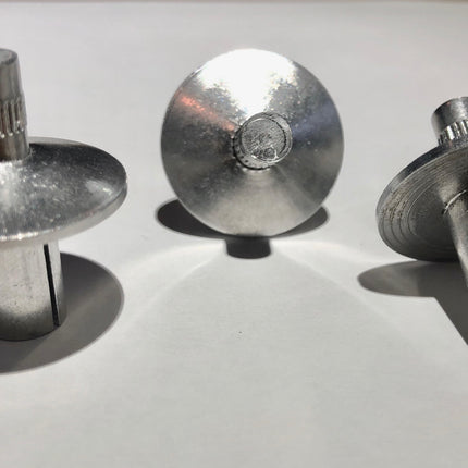 3/8" Diameter Aluminum Drive Rivet, 1" Diameter Jumbo Head