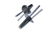 3/16" Diameter Aluminum Trifold Rivet, Large Flange Head, ALT-0625-LF
