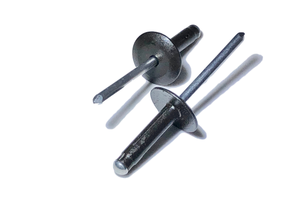 3/16" Diameter Aluminum Trifold Rivet, Large Flange Head, ALT-0625-LF