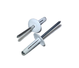 3/16" Diameter Aluminum Trifold Rivet, Large Flange Head, ALT-0625-LF