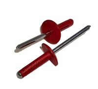 3/16" Diameter Aluminum Trifold Rivet, Large Flange Head, ALT-0625-LF