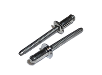3/16" Diameter Stainless Steel Rivet, Dome Head, First Grip.